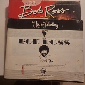 BOB ROSS 2 Book Set 1 Collectible Original 1980'sVolume V,&Volume 22.